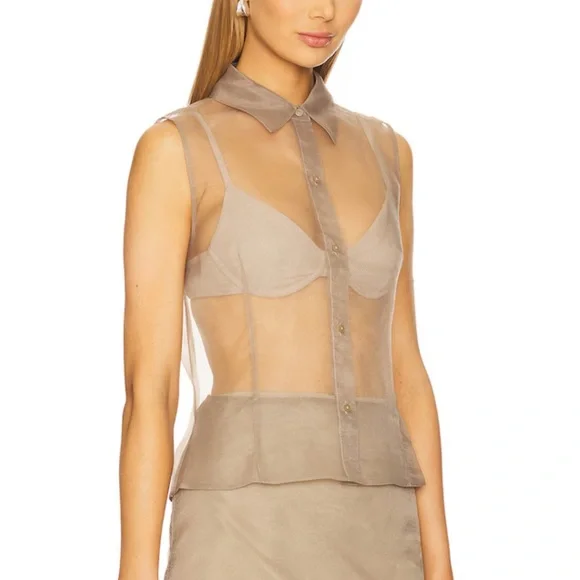 L’Academie Blaire Top in Taupe - Picture 4 of 5